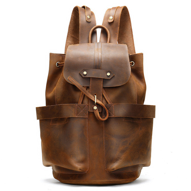 The Olaf Rucksack | Vintage Leather Travel Backpack