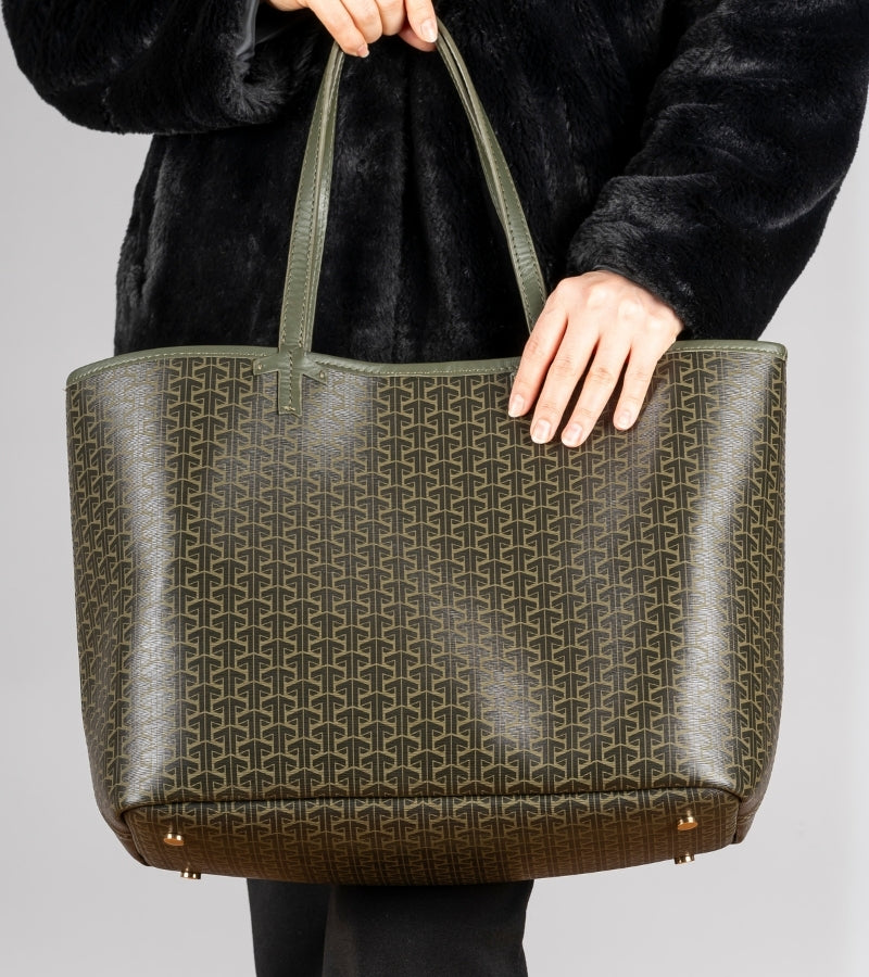 Tooche Women's Haki Green Handbag