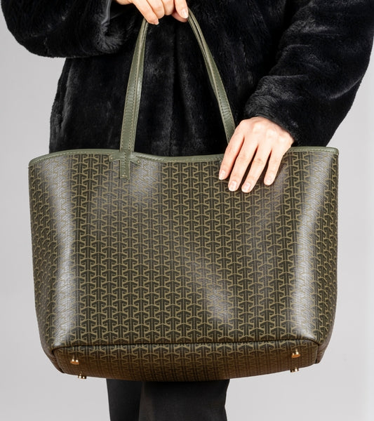 Tooche Women's Haki Green Handbag